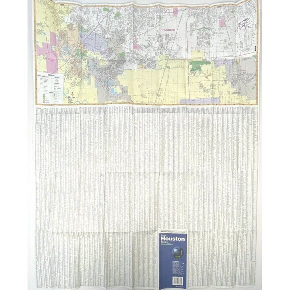 1996 Edition UniversalMAP Greater HOUSTON Texas Street MAP Transportation EUC - Picture 2 of 7